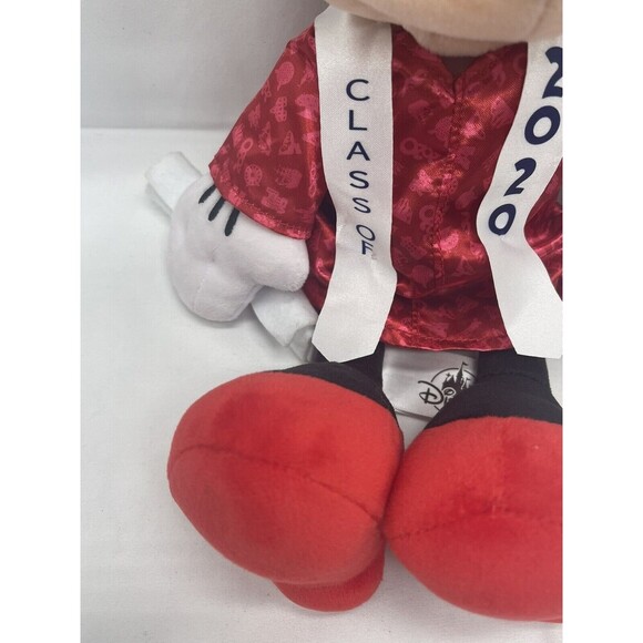 Disney Parks Minnie Mouse Graduation Class 2020 Plush Stuffed Animal New w Tag - Picture 10 of 16